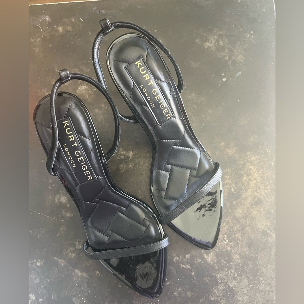 Kurt Gieger black strappy heel